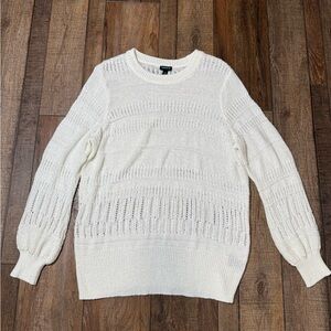 Torrid white Knit Sweater size 2